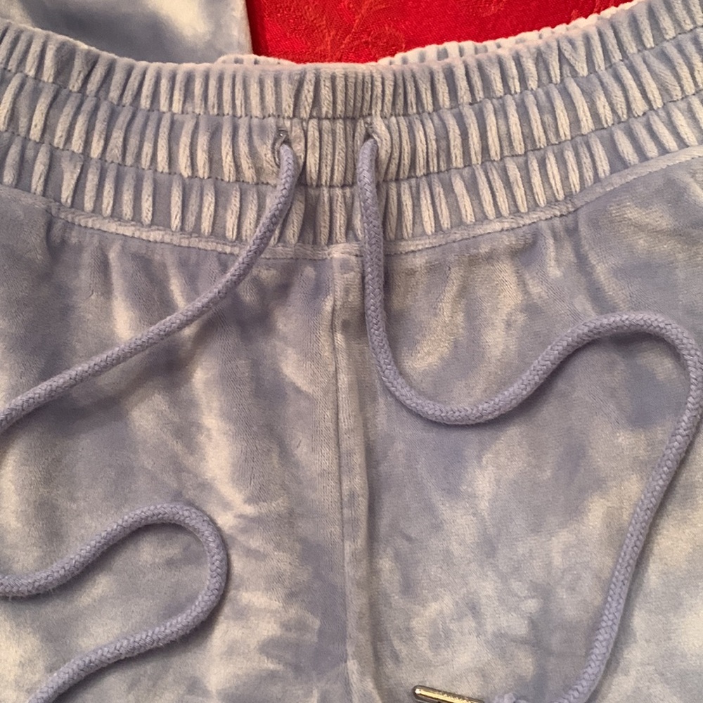 PINK Victoria’s Secret’s blue velour pants - Picture 6 of 13